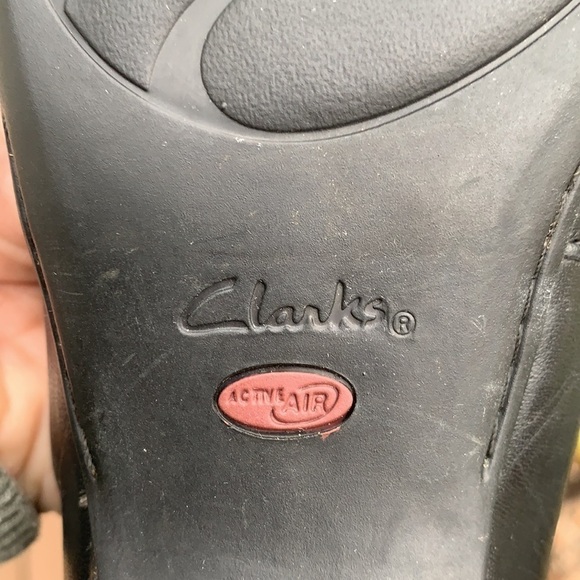 Clarks Everyday Active Air Black Shoes Size 7N - Picture 9 of 9